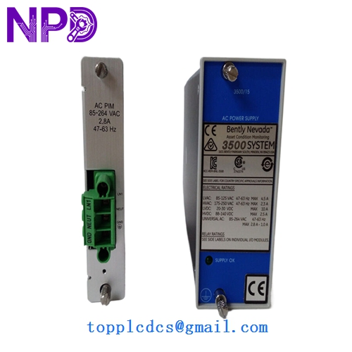 Bently Nevada 106M1081-01 | 3500/15 Universal AC Power Input Module