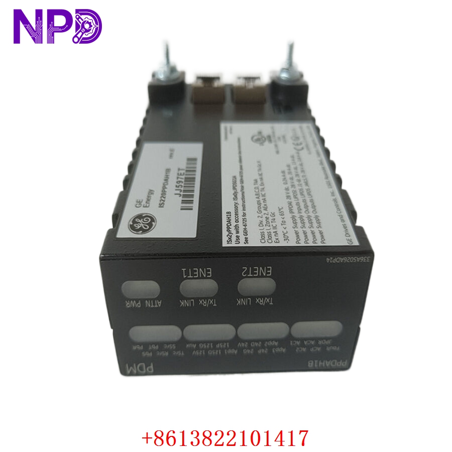 GE IS220PPDAH1B 336A5026ADP14