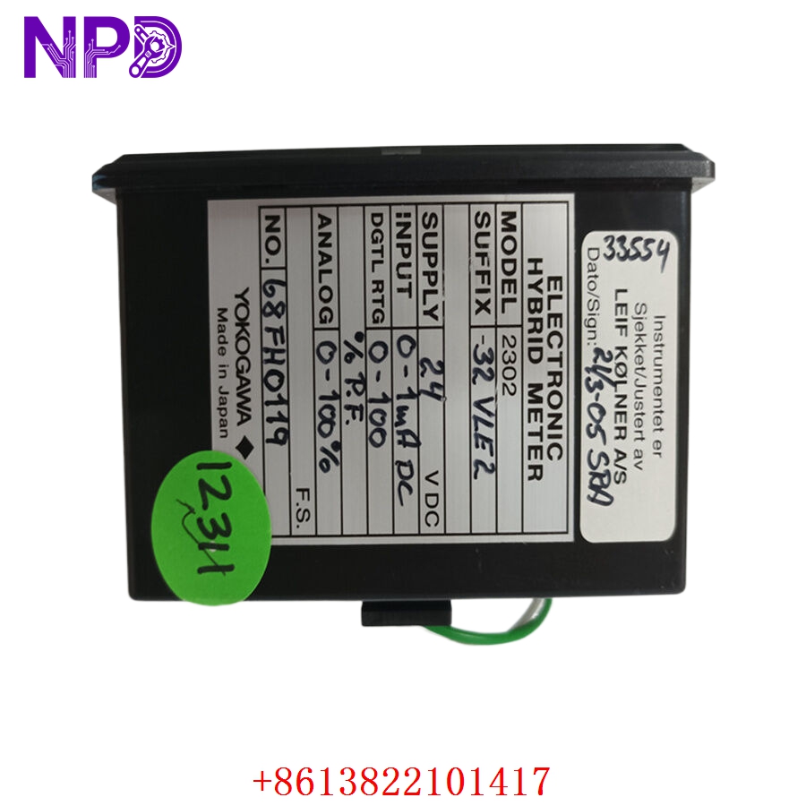 Yokogawa 2302-32-VLE-2 Electronic Hybrid Meter Panel