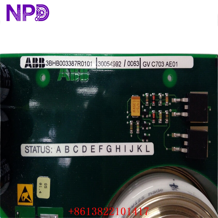 ABB 5SHX08F4502 3BHB003387R0101 5SXE05-0151 GVC703AE01