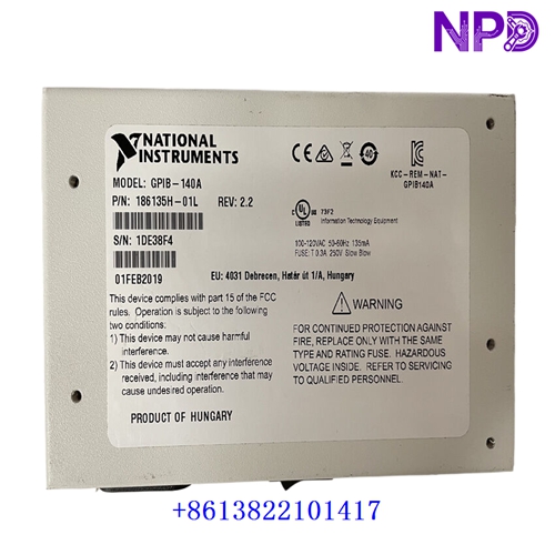 NI | GPIB-140A 186135H-01L | Fiber-Optic GPIB Bus Extender - Image 3