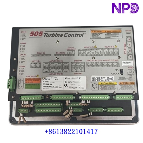 WOODWARD 8200-1302 | PLC CPU Controller - Image 2