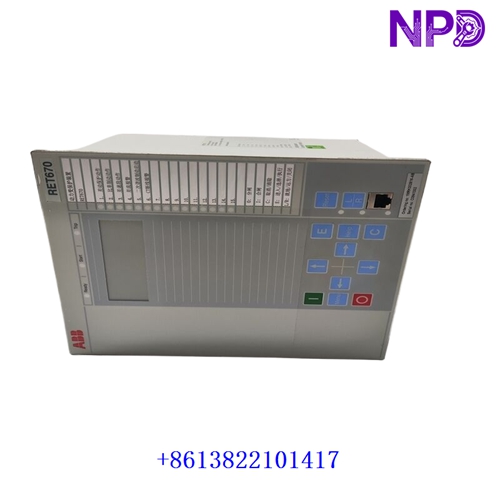 ABB RET670 | 1MRK002816-AB | Relion 670 Transformer Protection IED