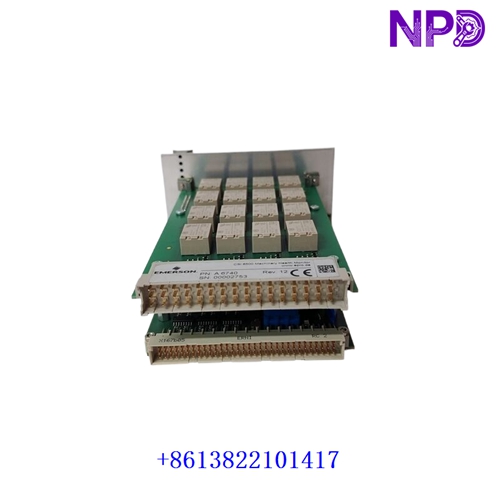 EMERSON A6740 | INDUSTRIAL PROCESS CONTROL I/O MODULE - Image 3