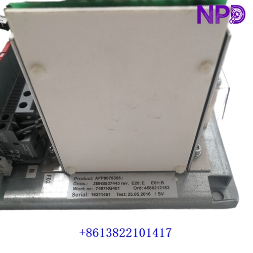 ABB AFP9075355 | 3BHS537443 | UNITROL 1020 | Automatic Voltage Regulator - Image 3