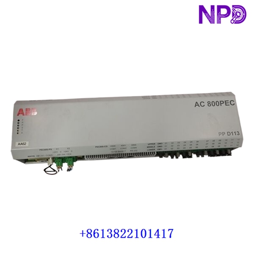ABB 3BHE023784R1023 PP D113  B01-10-150000| PLC CPU Controller