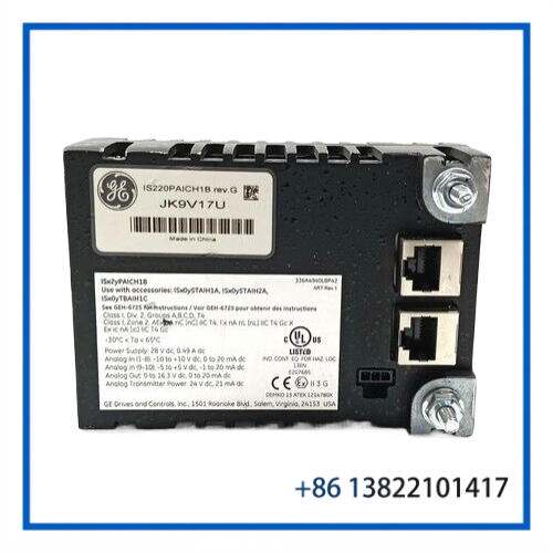 GE IS220PAICH1B | Analog Input/Output Module