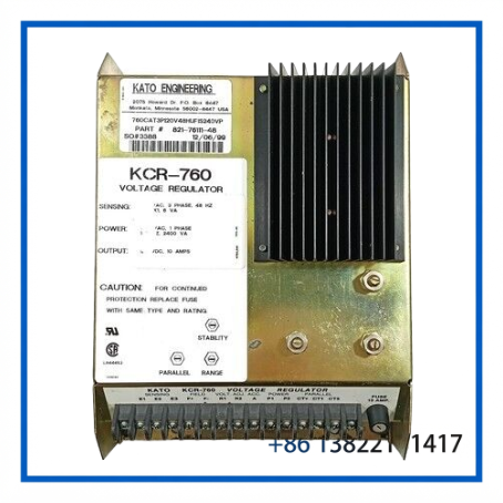 KATO ENGINEERING KCR-760 | Voltage Regulator 821-76111-48
