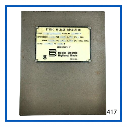 Basler Electric SR4A2B06B3A | Static Voltage Regulator
